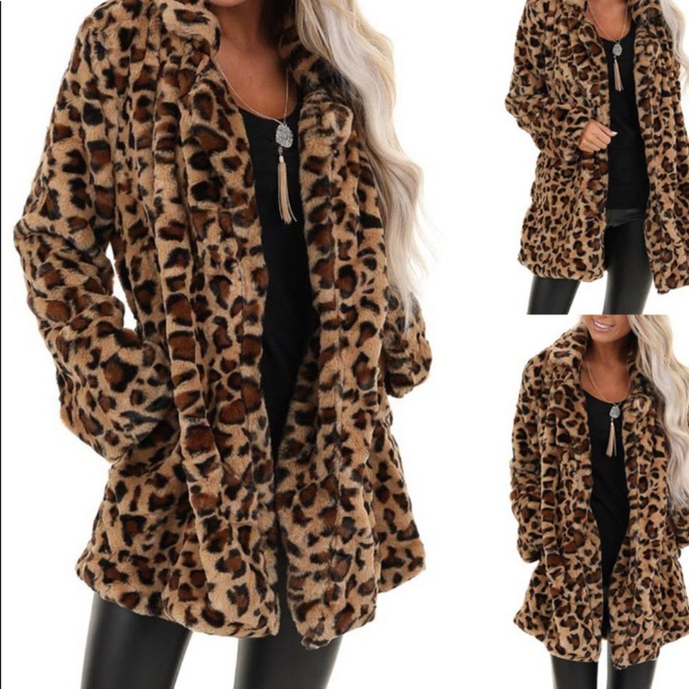 Cache Leopard Print Jacket - image 1